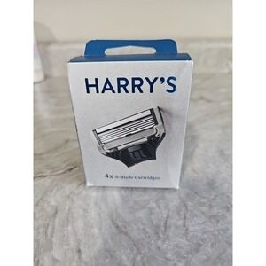 NEW Harry's Men's Razor Blades 4 Count -5 Blade Cartridges Refills